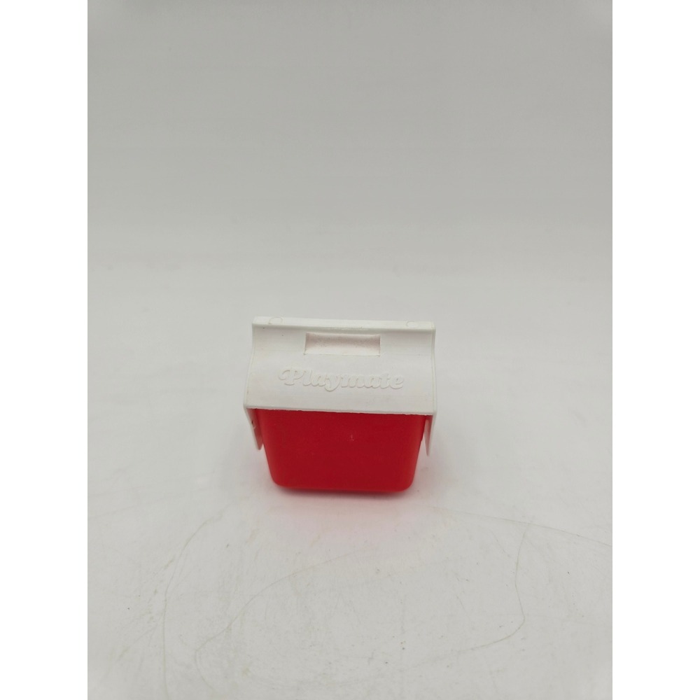 Vintage Igloo Playmate Miniature Cooler Red White Barbie Doll Size dollhouse toy